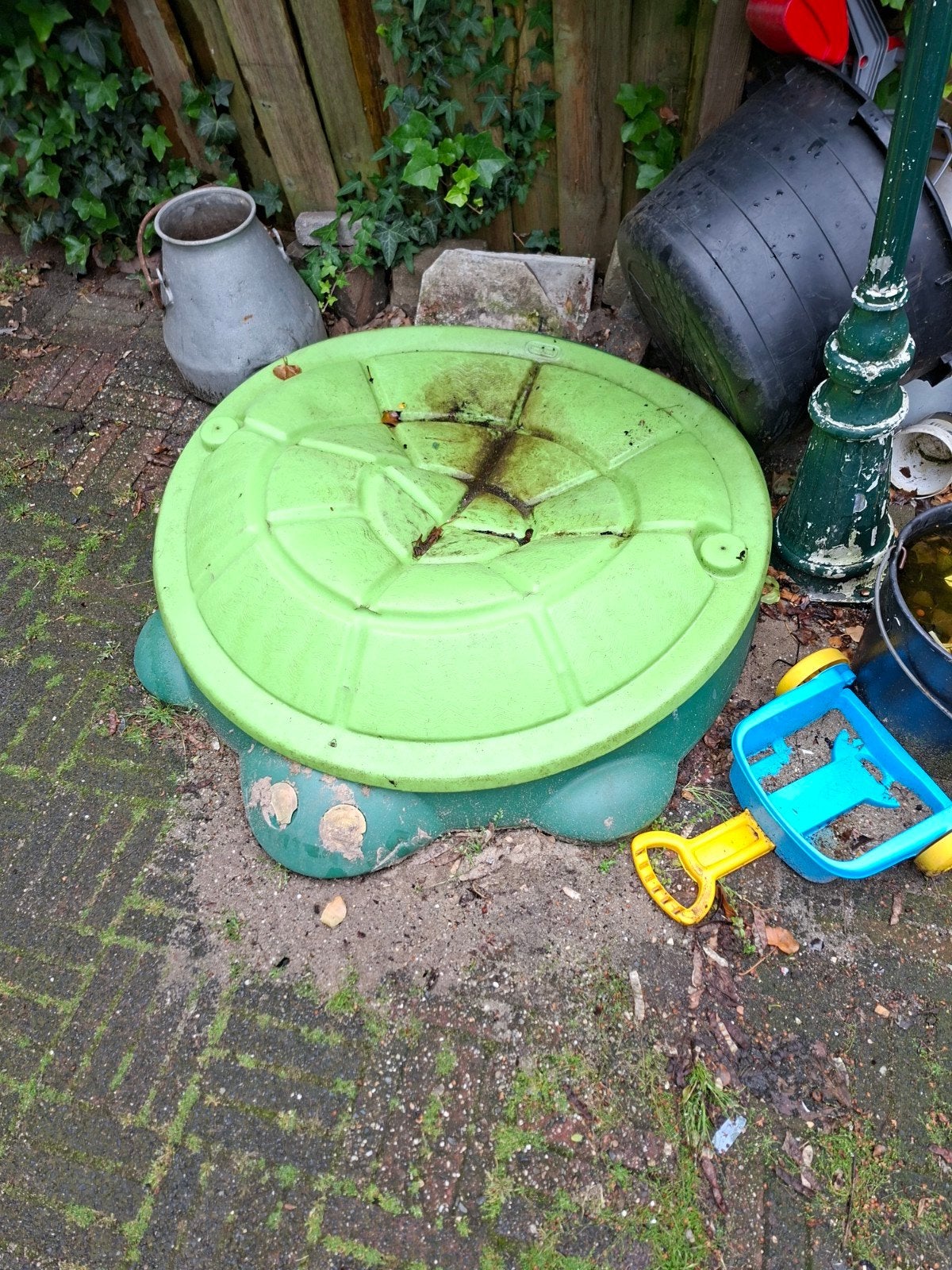 Schildpad zandbak met deksel, Ophalen of Verzenden