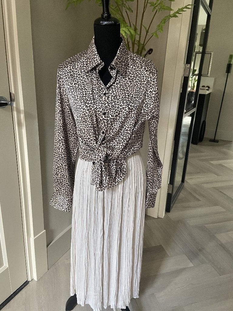 Blouse van LaDress - maat XL - nieuwstaat, Kleding | Dames, Beige, Maat 42/44 (L), Ophalen of Verzenden, Zo goed als nieuw