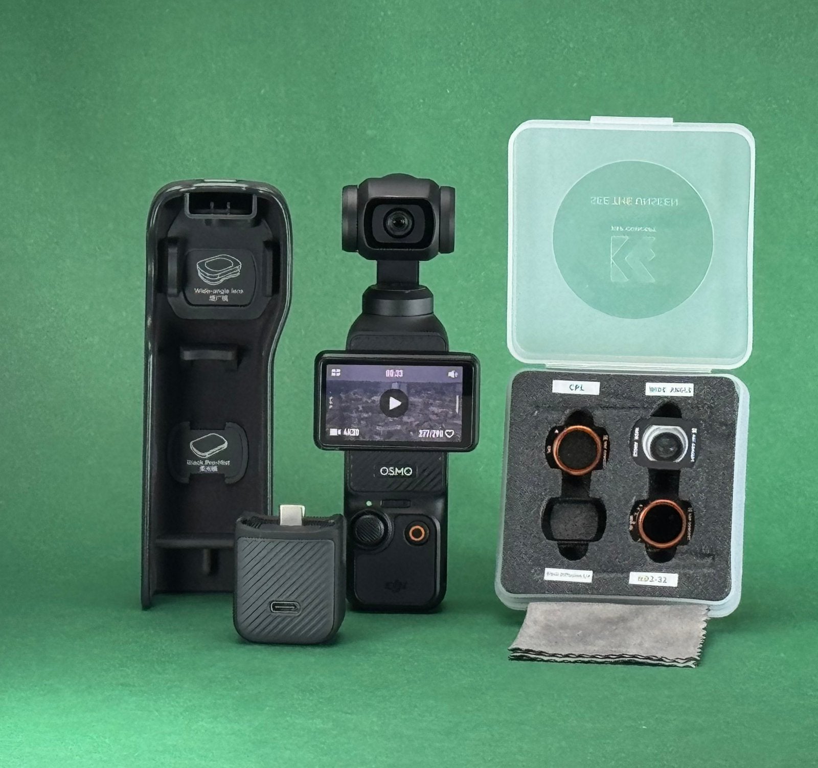 Dji Osmo Pocket 3 met 4 filters, Overige merken, Overige soorten, Zo goed als nieuw, Ophalen of Verzenden