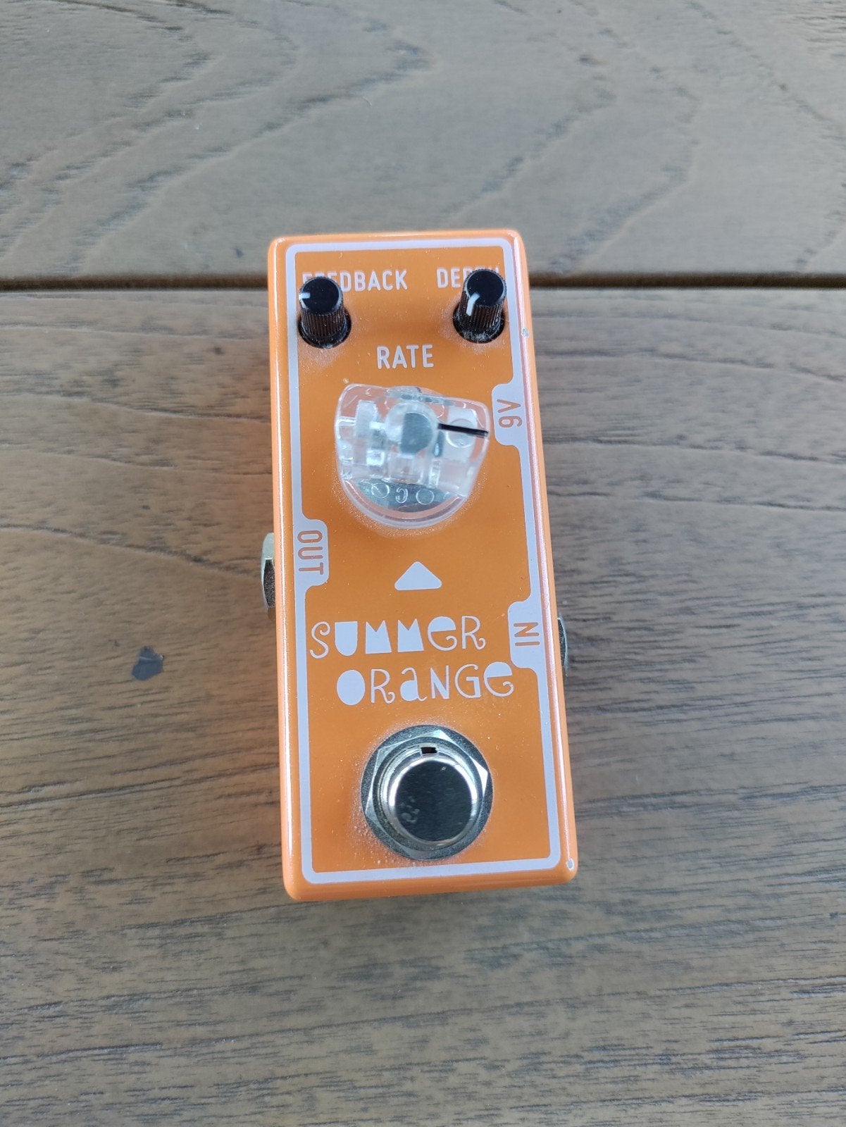 Tone City Summer Orange Phaser Pedaal inclusief doosje, Ophalen of Verzenden, Gebruikt, Delay of Echo
