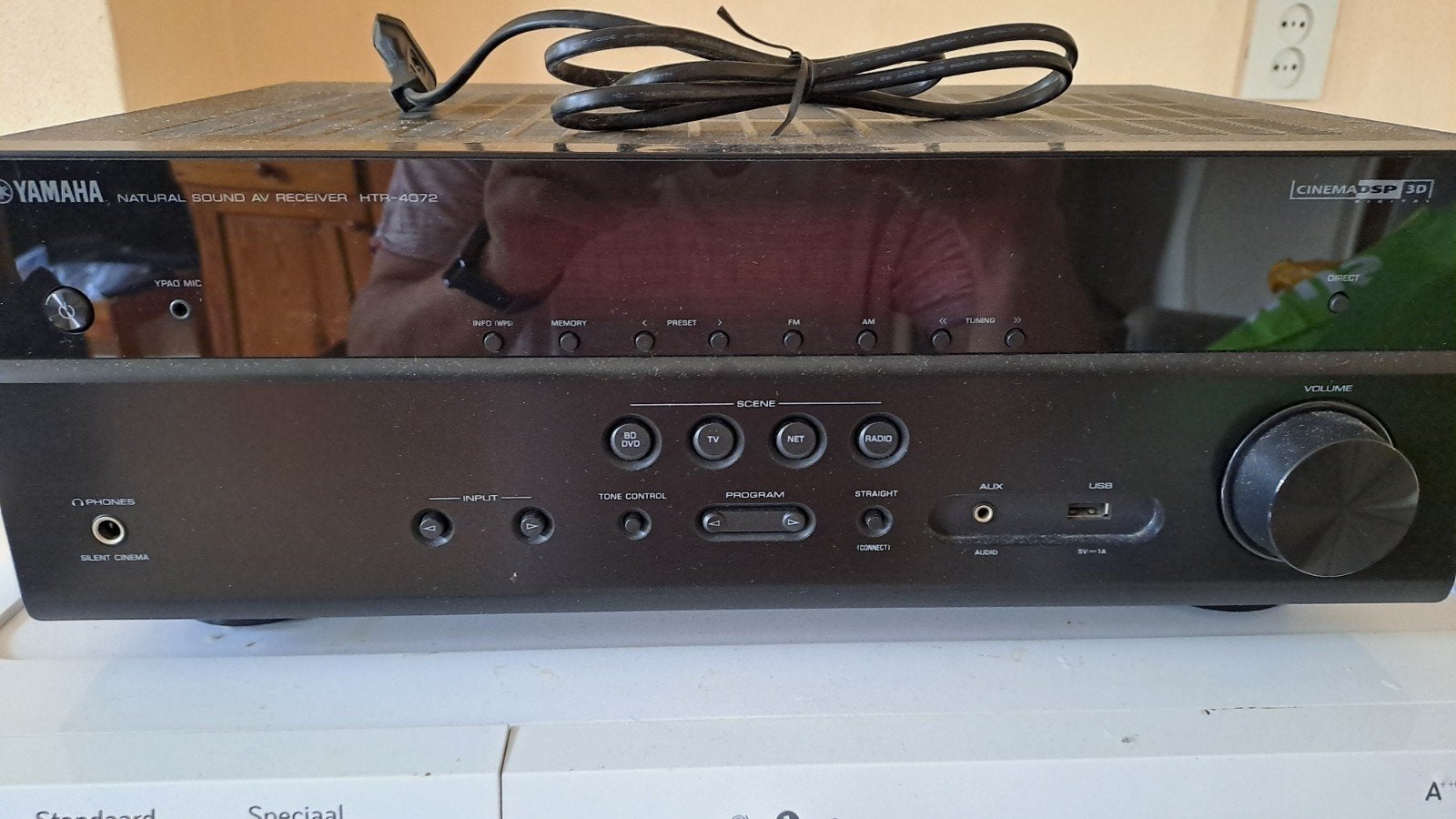 Yamaha HTR-4072 Natural Sound AV Receiver, Ophalen, Yamaha, 120 watt of meer, Gebruikt