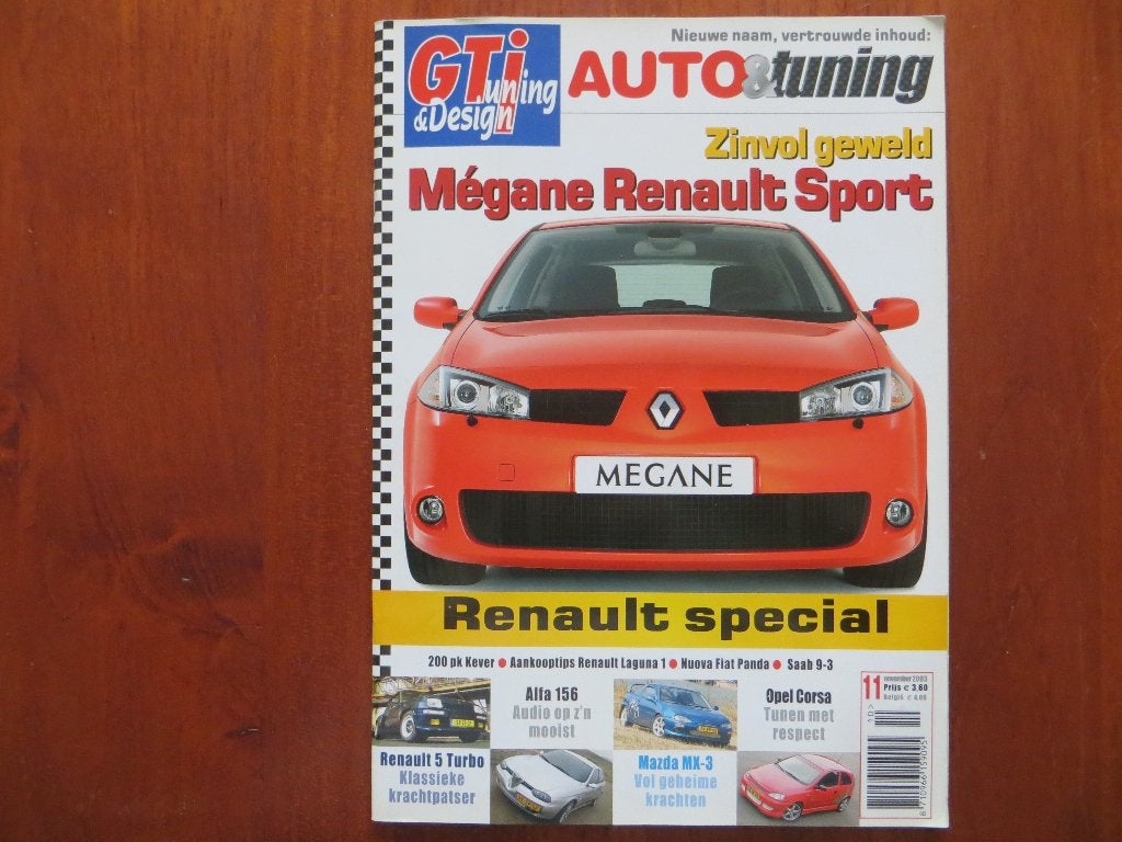 GTi Tuning & Design nov. 2003 Renault special, R5 Turbo, Boeken, Ophalen of Verzenden, Nieuw, Renault