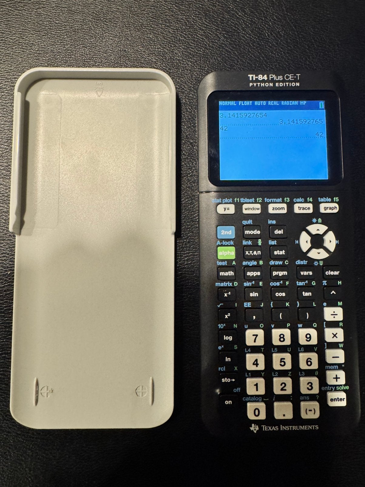 TI-84 Plus CE-T Python Edition – nieuwe accu + case, Verzenden, Grafische rekenmachine, Zo goed als nieuw