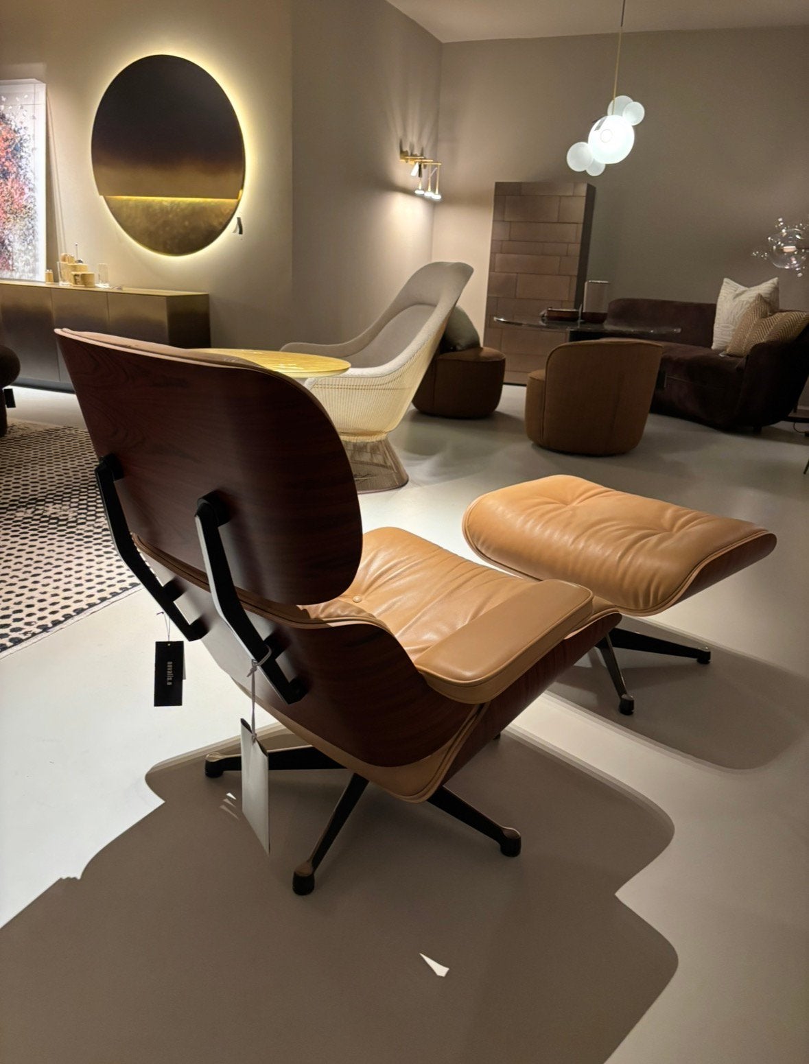 Vitra Lounge Chair + Ottoman XL Palisander N leather Caramel, Vitra, Info@micheldethouars.nl, 9723 CA, 50 tot 75 cm