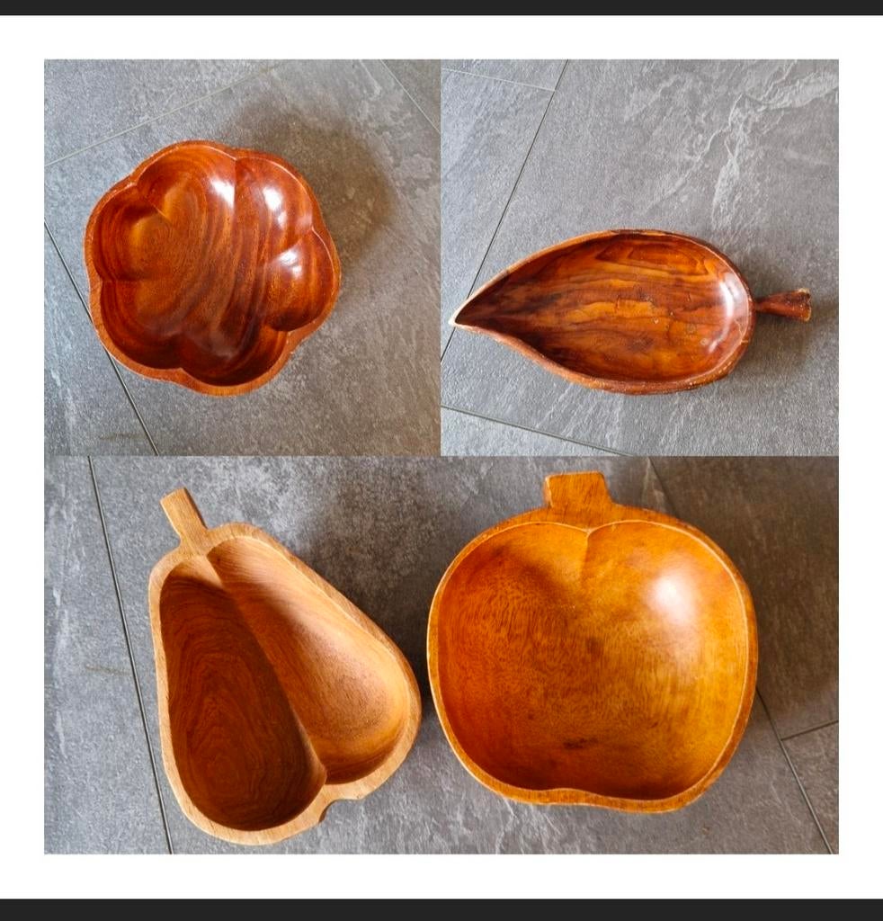 Mooie houten schaaltjes, Ophalen of Verzenden
