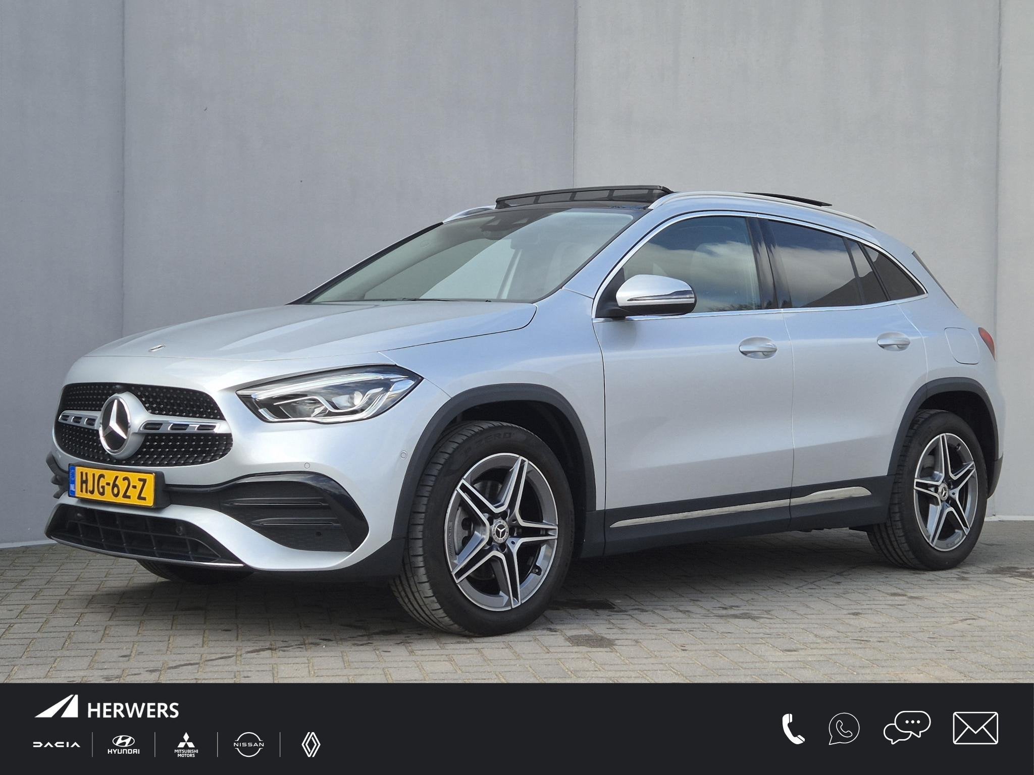 Mercedes-Benz GLA-klasse 250 e AMG Line / Dealer onderhouden, 4 cilinders, 16 kWh, Leder en Stof, Bedrijf