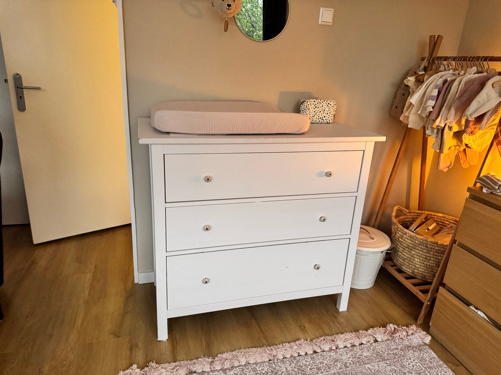 IKEA Hemnes ladekast wit - 3 laden, Ophalen, Gebruikt, 100 tot 150 cm, 3 of 4 laden