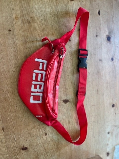Knalrood FEBO tasje!, Ophalen of Verzenden, Zo goed als nieuw, Rood, Overige merken