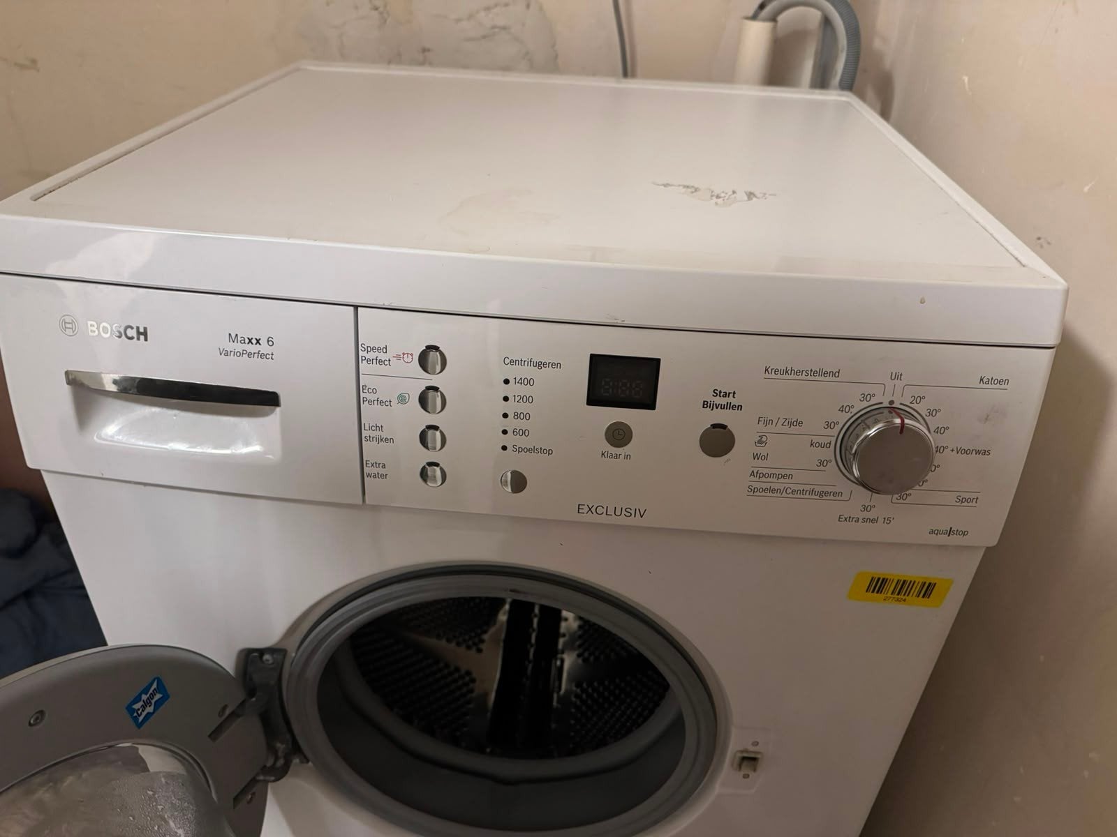 Bosch Maxx 6 VarioPerfect Wasmachine - Gebruikt, Witgoed en Apparatuur, Wasmachines, Gebruikt, Ophalen of Verzenden, Voorlader