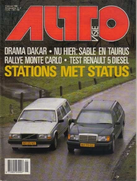 Autovisie 3 1986 : Mercedes Benz 230 TE - 740 GLE Estate, Ophalen of Verzenden, Gelezen, Algemeen