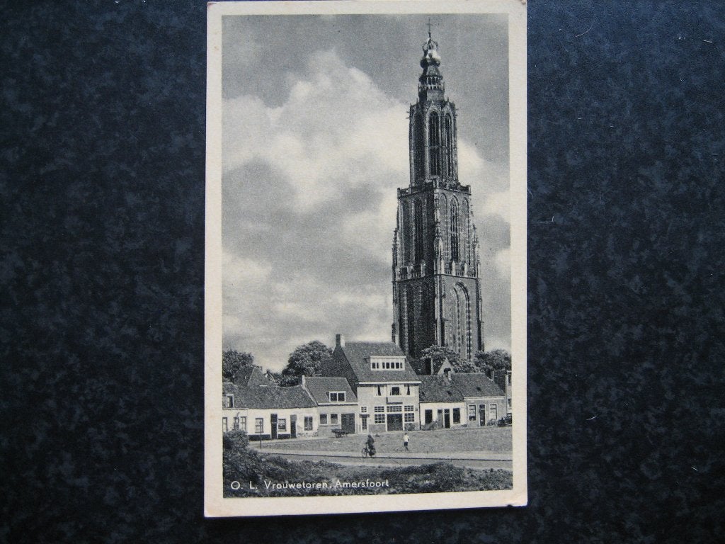 AMERSFOORT O.L. Vrouwe toren D  1955, Ophalen of Verzenden, 1940 tot 1960, Utrecht