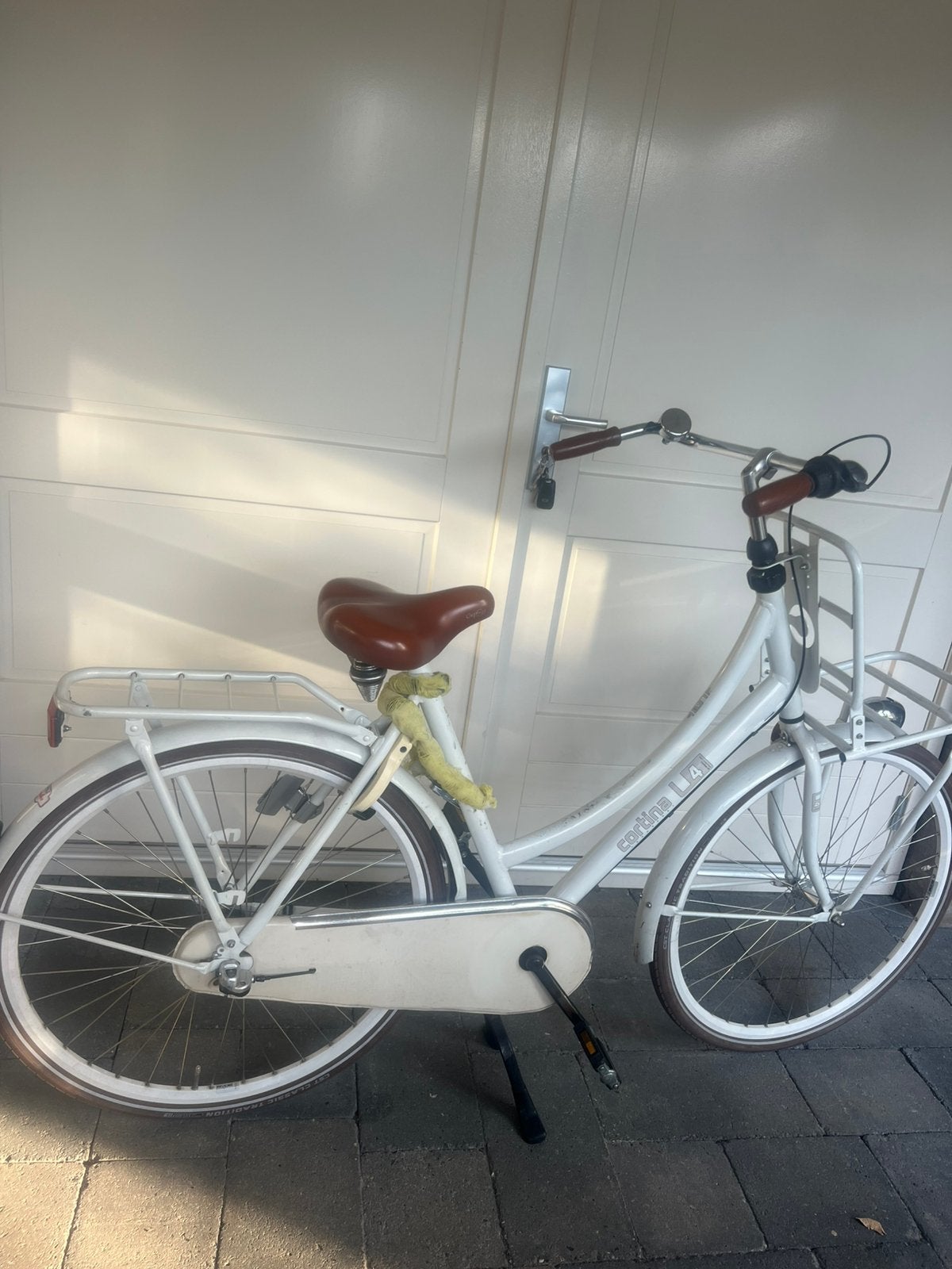 Cortina damesfiets, Terugtraprem, Gebruikt, Versnellingen, Ophalen