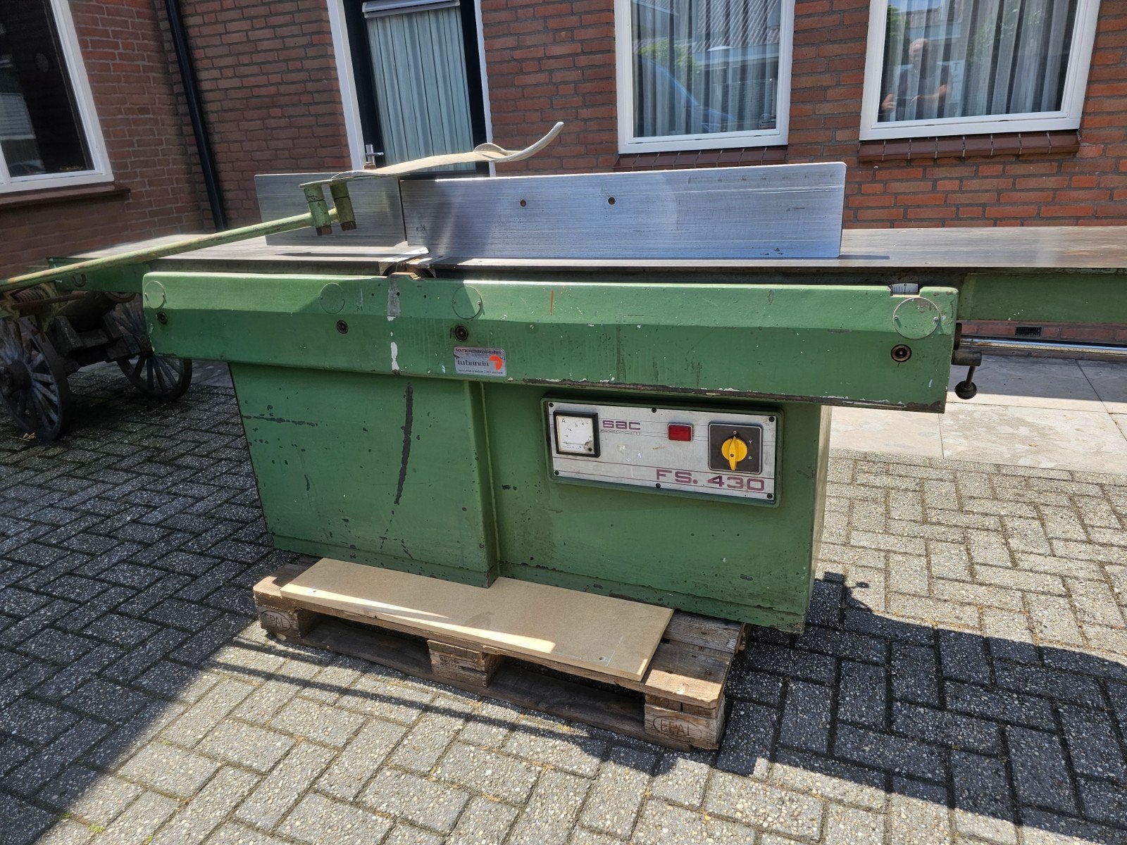 Vlakbank SAC 4 messen Bladmaat 270X43 CM, Ophalen, Gebruikt