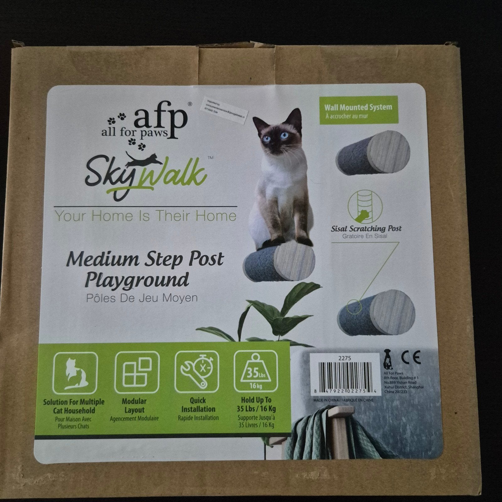 Skywalk voor katten, nieuw in doos, Ophalen of Verzenden, Nieuw, Krabpaal