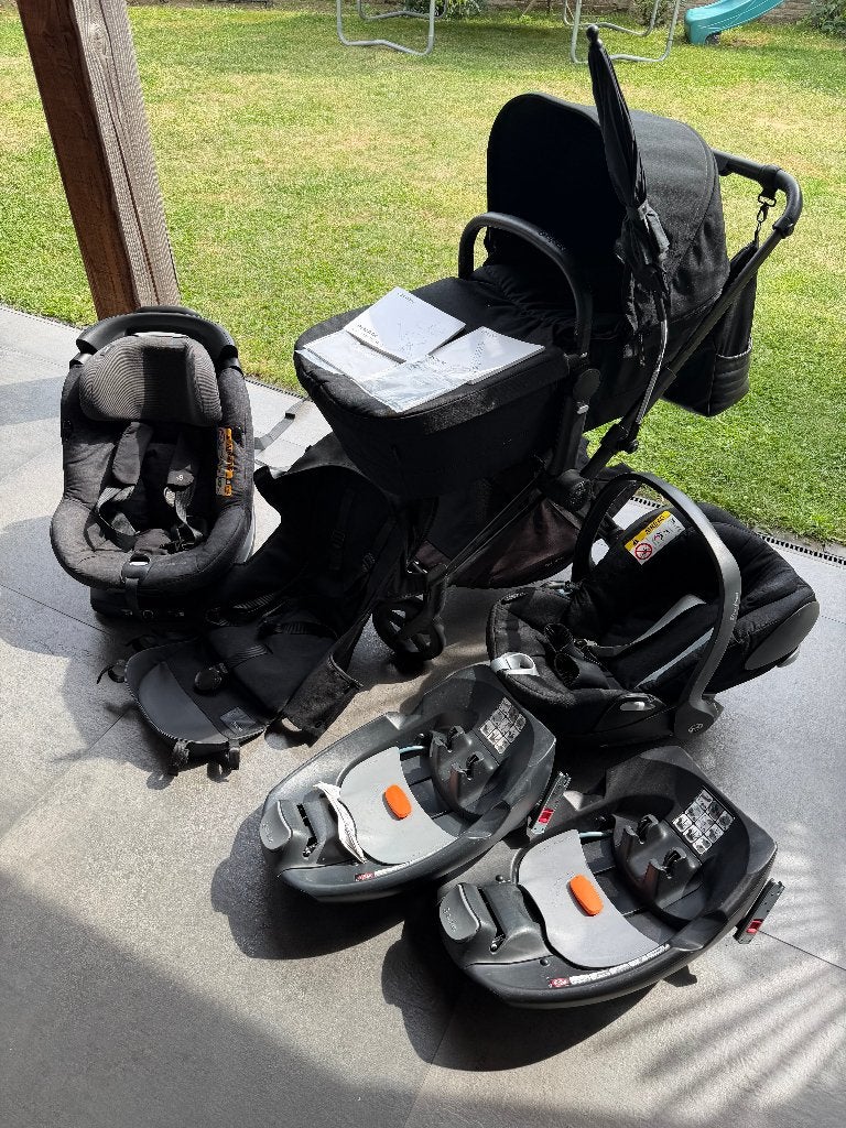 Cybex priam 2 in 1 & Maxicosi 360 graden & 2 Autoadapters, Gebruikt, Combiwagen, Duowagen, Ophalen