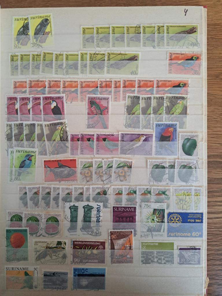 Suriname gestempelde postzegels, Ophalen of Verzenden