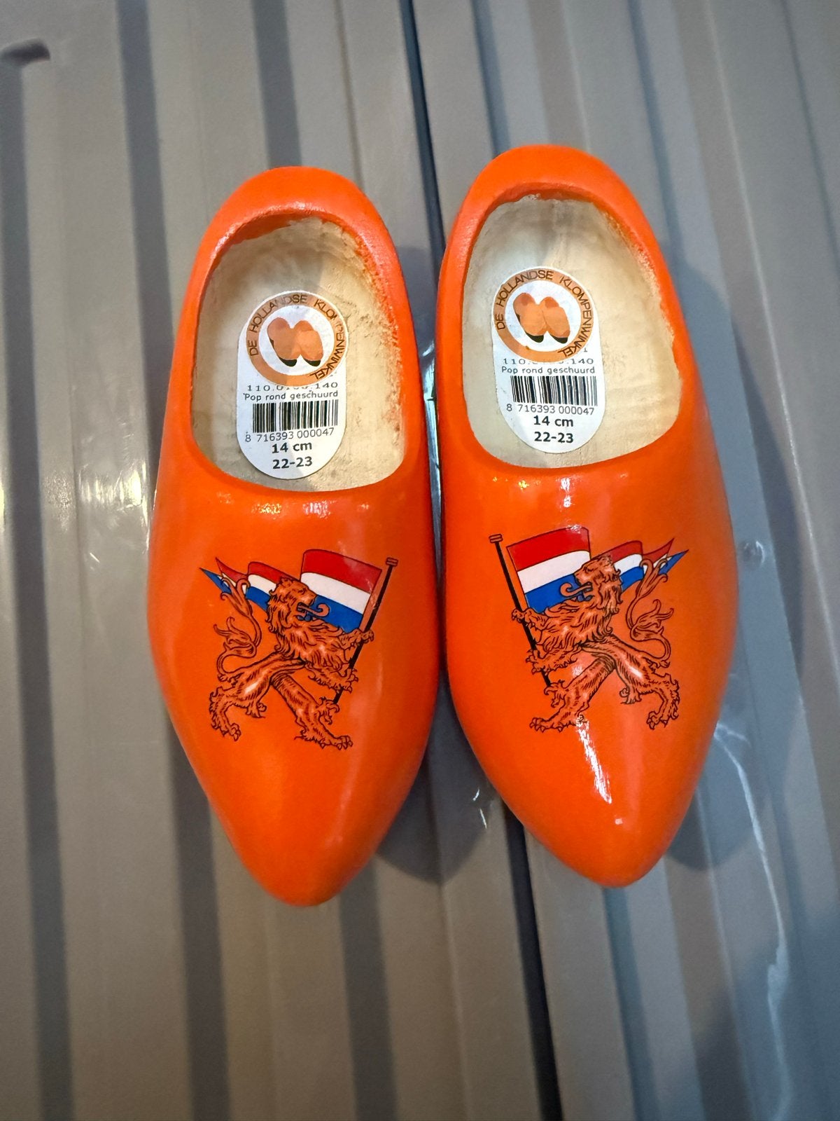 Oranje Klompen met Nederlandse Leeuw, Ophalen of Verzenden, Nieuw, Oranje, Overige typen
