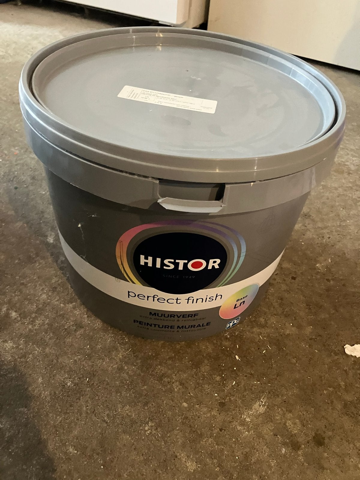 Histor Perfect Finish Muurverf Mat - 10L - Praxis Genade, Ophalen, 5 tot 10 liter, Grijs, Verf