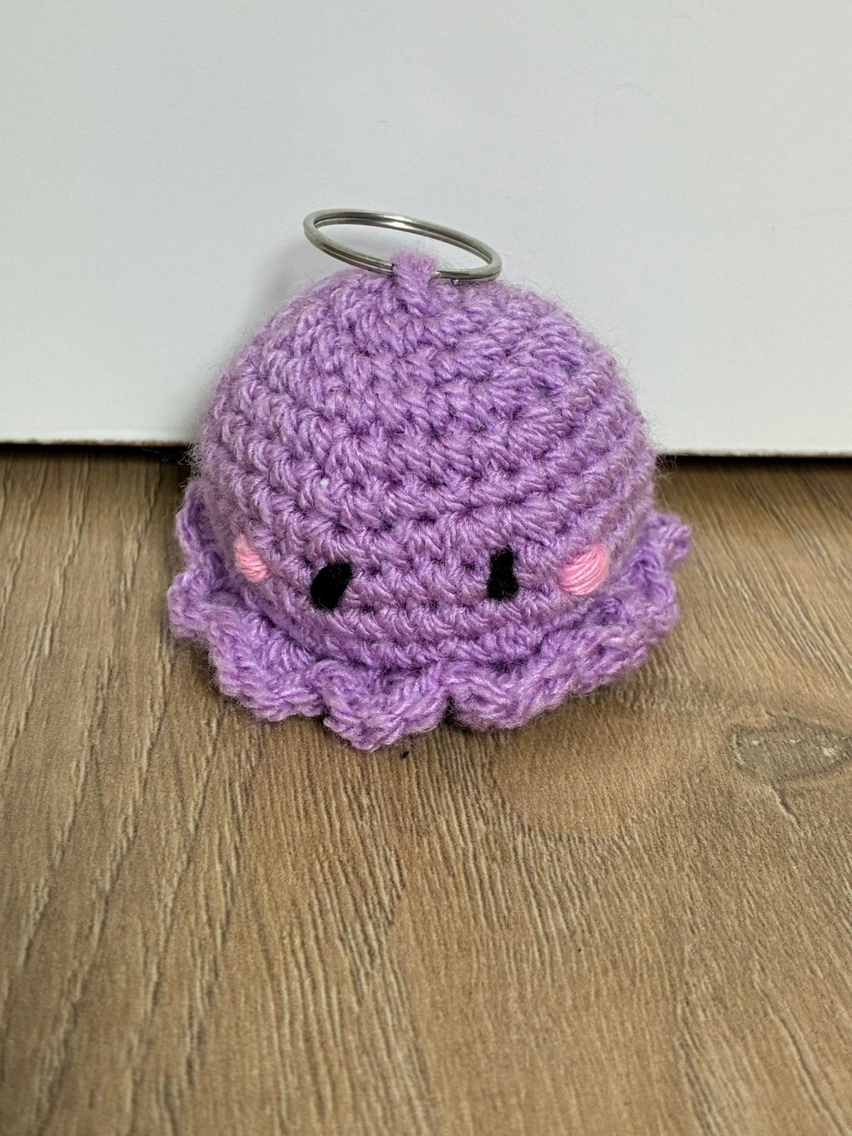 Gehaakte sleutelhanger octopus, Ophalen of Verzenden, Nieuw, Haken, Wol of Garen