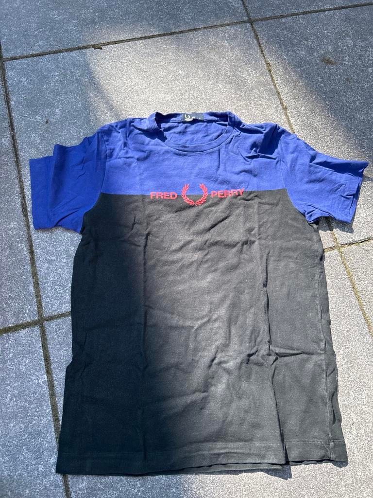 Fred Perry T-shirt maat M, Ophalen of Verzenden, Gedragen, Maat 48/50 (M), Blauw
