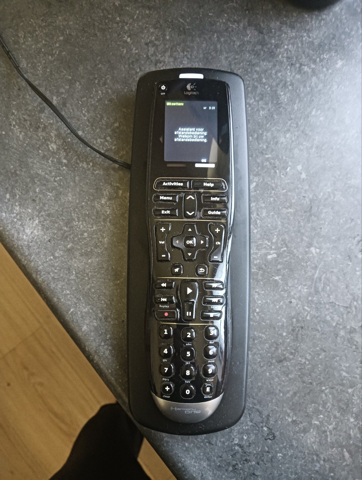 Logitech Harmony One Universele Afstandsbediening, Audio, Tv en Foto, Afstandsbedieningen, Gebruikt, Universeel, Ophalen of Verzenden
