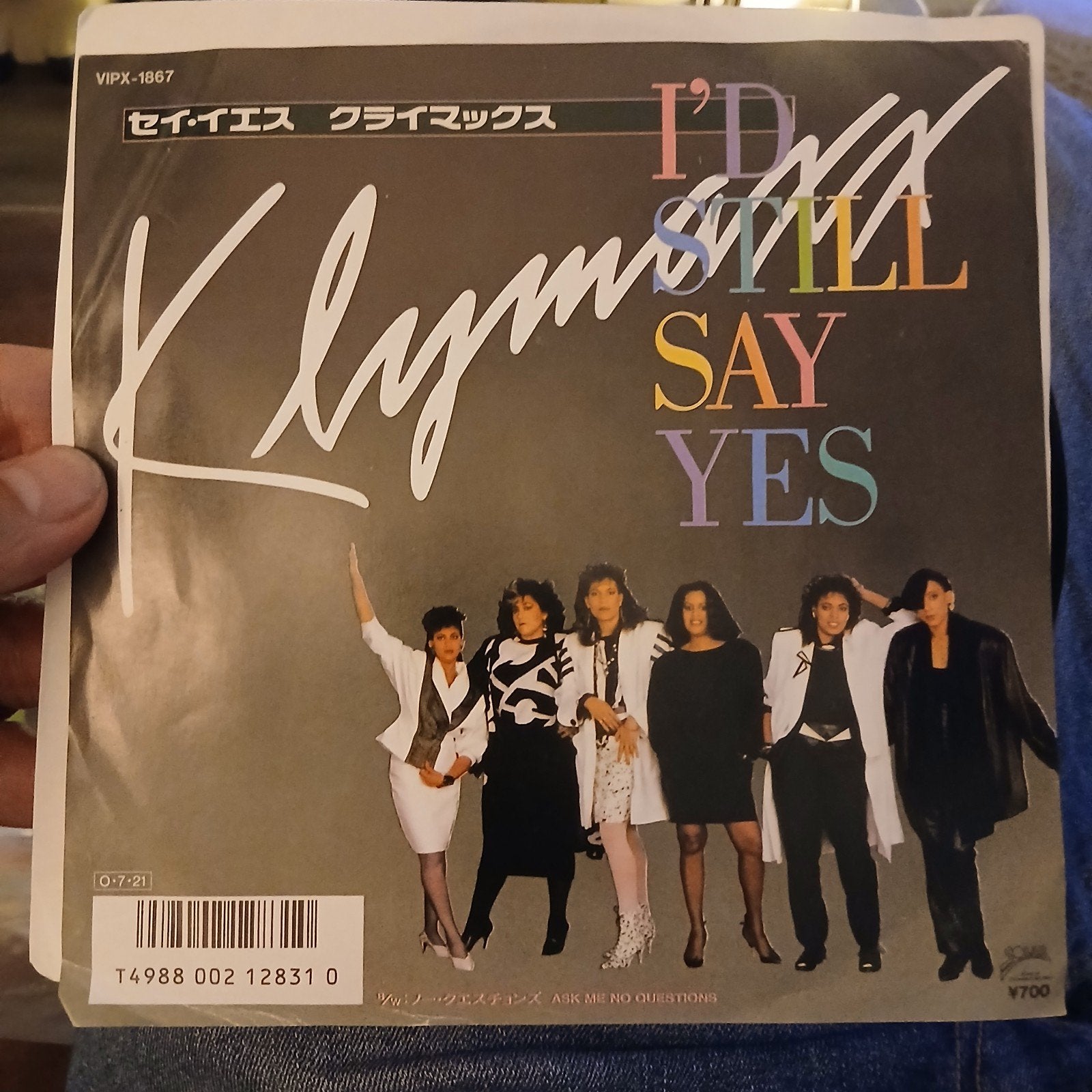 Klymaxx - I'd Still Say Yes (Japanse promo single), Cd's en Dvd's, Vinyl Singles, 7 inch, Import, Ophalen of Verzenden, Zo goed als nieuw