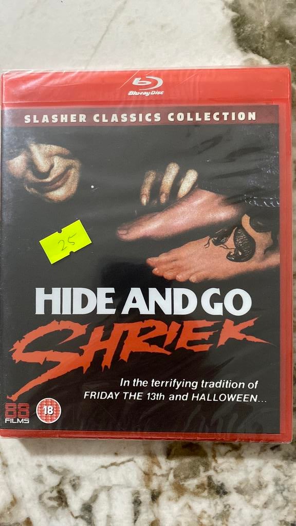 Hide and go shriek blu ray NEW slasher classics collection, Ophalen of Verzenden, Nieuw in verpakking, Horror