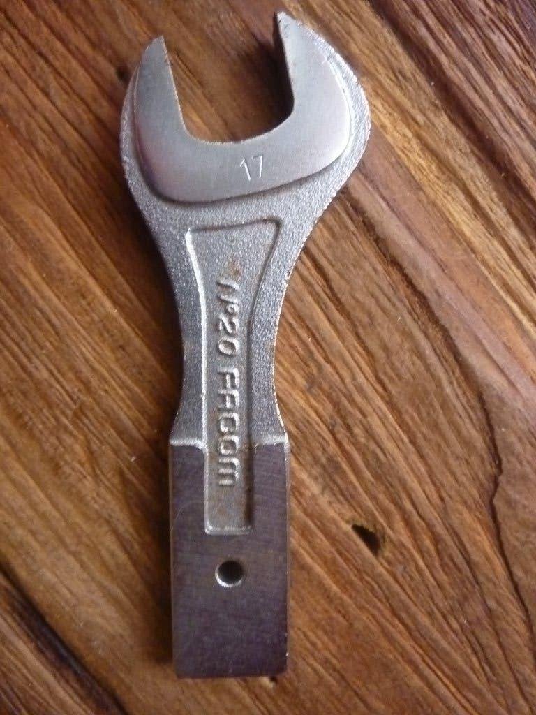 facom 20x7 insteeksleutel vorksleutel hulpstuk inzet 17mm 18, Auto diversen, Autogereedschap, Ophalen of Verzenden, Gebruikt