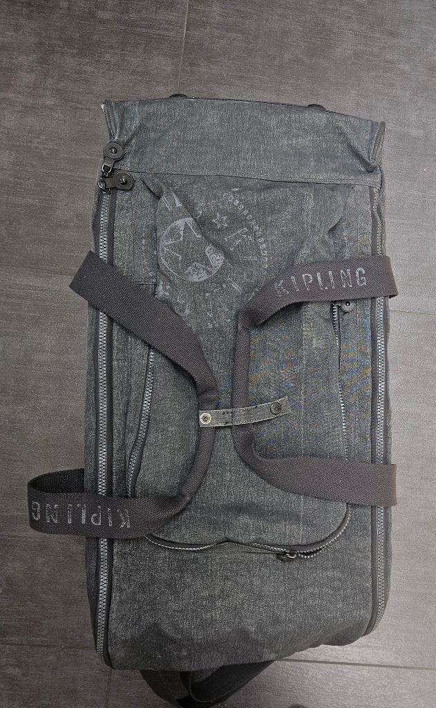 KIPLING grote reistas grijs, 30 cm of meer, Gebruikt, Minder dan 35 cm, 60 tot 80 cm