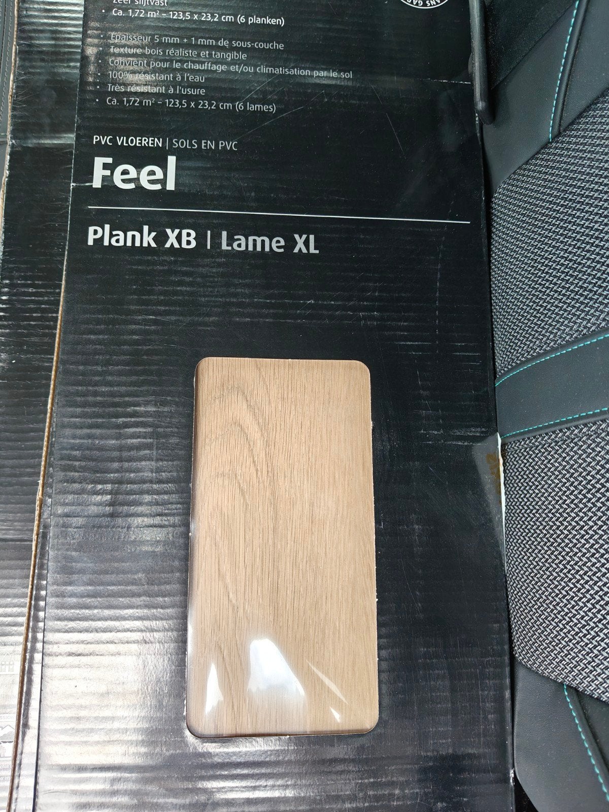 3 nieuwe pakken Cando Feel Plank XB Noors Eiken klik PVC, Doe-het-zelf en Verbouw, Ophalen, Kunststof, 50 tot 150 cm, Nieuw