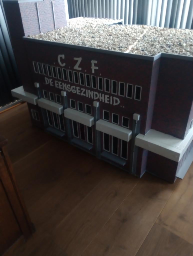 Miniatuur Melkfabriek 'De Eensgezindheid' - Uniek Model, Overige merken, Gebruikt, Ophalen of Verzenden, Groter dan 1:32