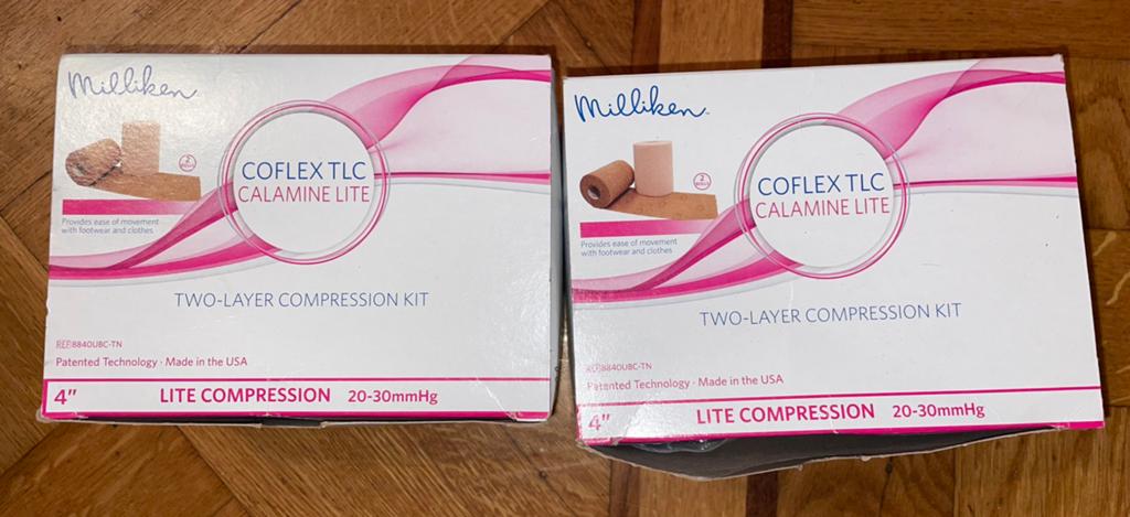 Tweelaags compressie therapie compressiebandage, Ophalen of Verzenden, Zo goed als nieuw