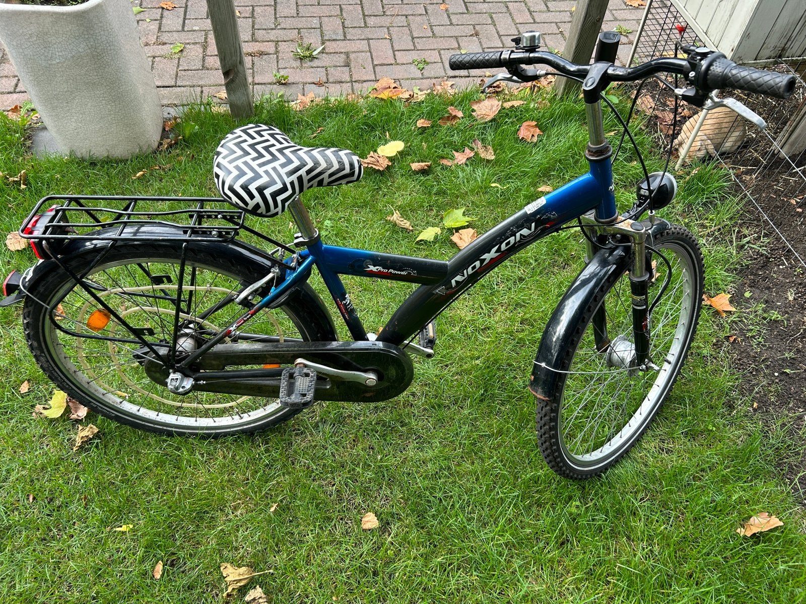 Noxon 26 inch fiets met 3 versnellingen en dynamo verlichtin, Terugtraprem, Gebruikt, Versnellingen, Ophalen