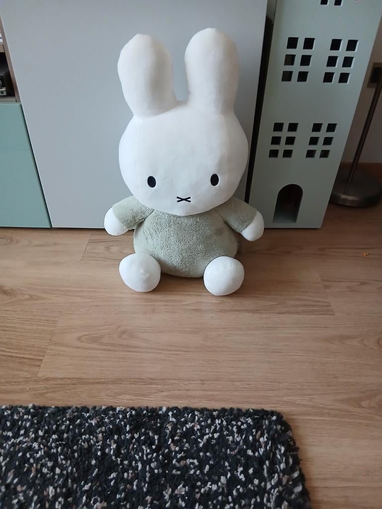 Nijntje wit mintgroen pluche nieuw schoon 60 cm, Kinderen en Baby's, Speelgoed | Knuffels en Pluche, Ophalen of Verzenden, Zo goed als nieuw