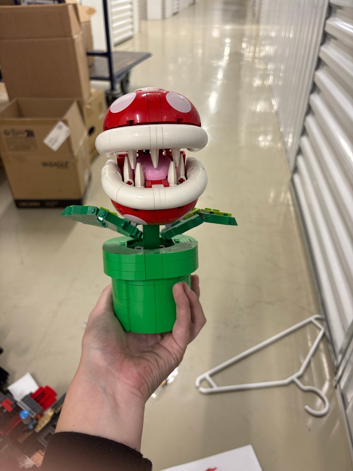 LEGO Super Mario Piranha Plant 71426 - Zo goed als nieuw, Overige thema's, Lego, Ophalen of Verzenden, Zo goed als nieuw
