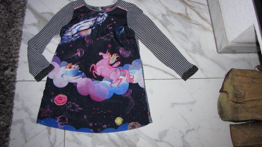 104 CAKEWALK unicorn jurk, Ophalen of Verzenden, Zo goed als nieuw, Meisje, Jurk of Rok