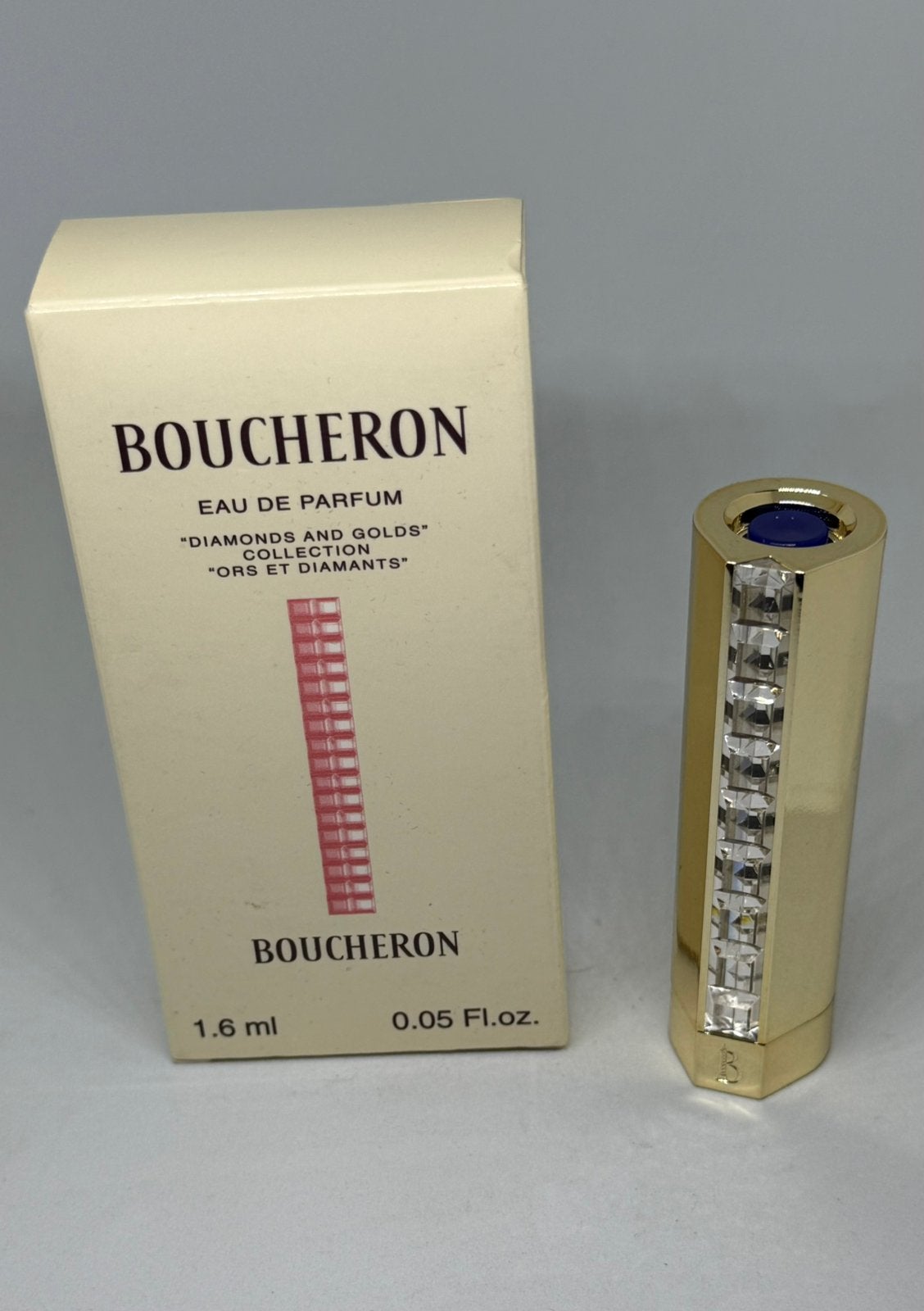 Boucheron Diamond and gold 1,6 ml eau de parfum luxe, Verzenden, Nieuw, Miniatuur, Gevuld