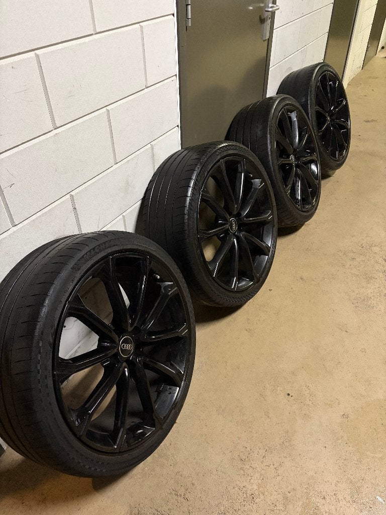 21' Audi RSQ3 Q3 Sportback OEM VELGEN + MICHELIN BANDEN, Auto-onderdelen, Ophalen, Gebruikt, 255 mm, Banden en Velgen
