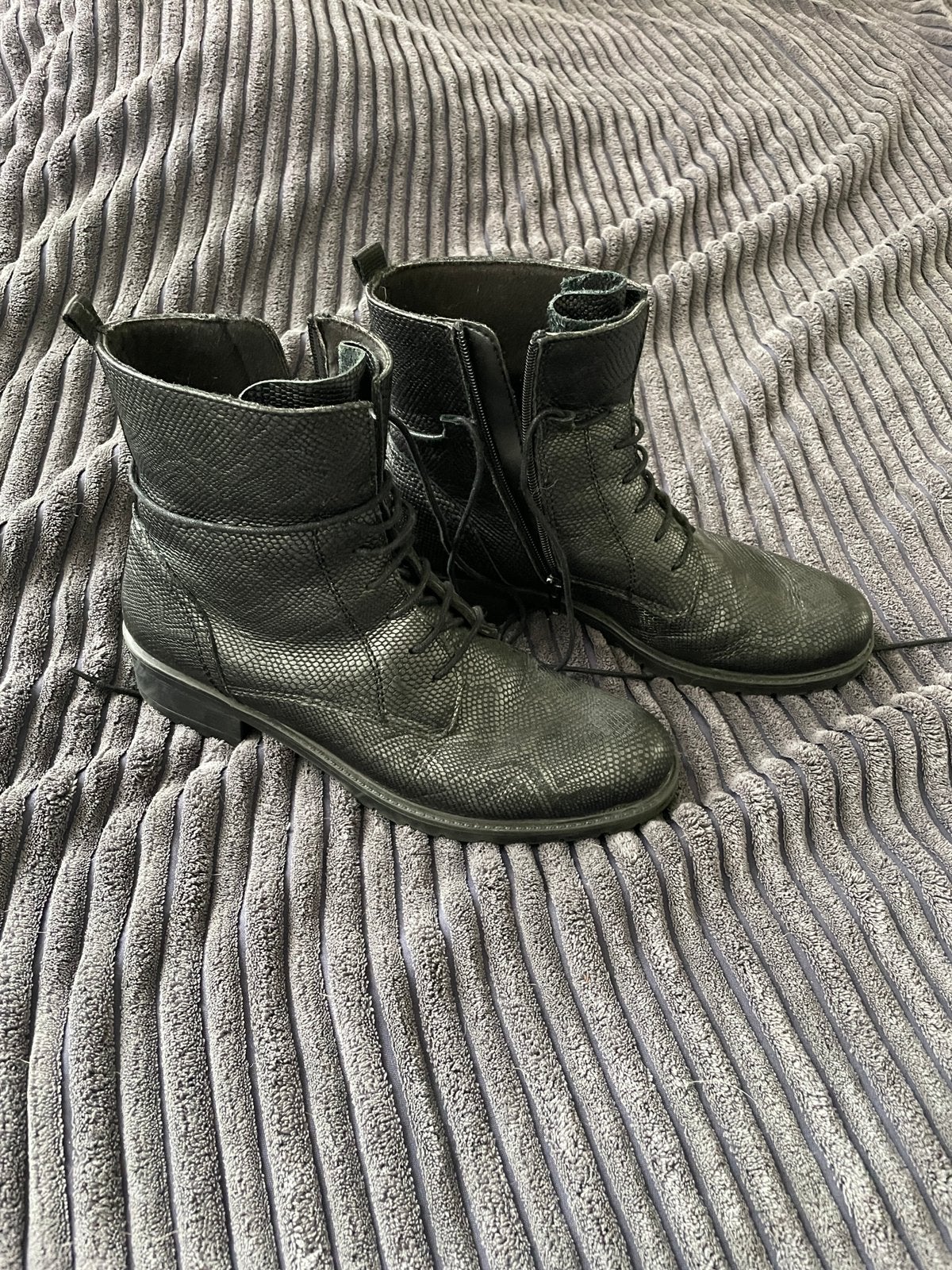 Nieuwe leren zwarte boots laarzen maat 41, Kleding | Dames, Zwart, Lage of Enkellaarzen, Nieuw, Ophalen of Verzenden