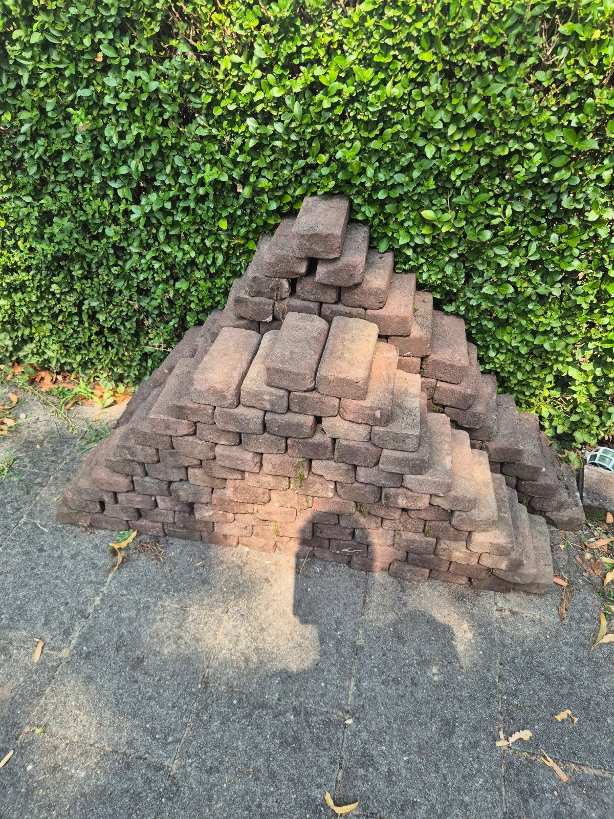 Gebruikte bakstenen voor tuin of bestrating, Ophalen, Gebruikt, Bakstenen