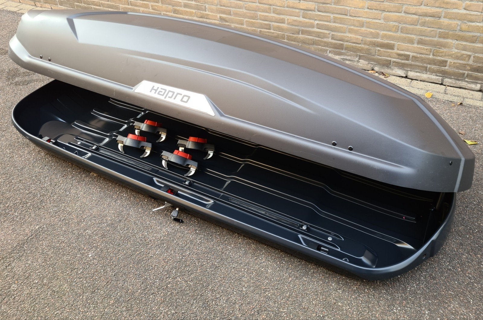 NIEUWE mooie grote Hapro Trivor 560 XL dakkoffer skibox, Auto diversen, Ophalen of Verzenden, Zo goed als nieuw