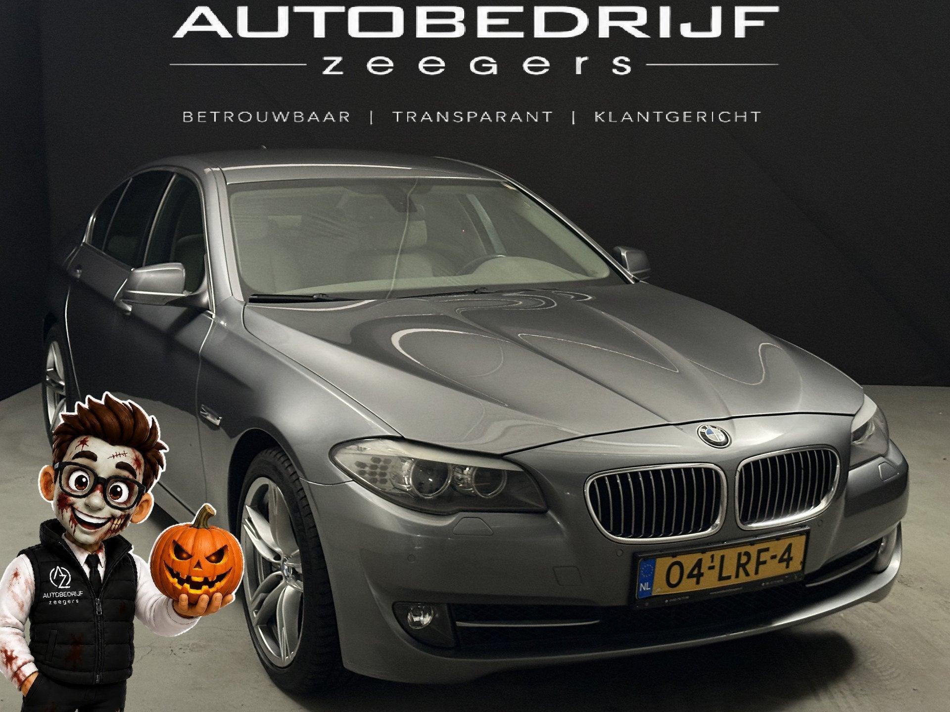 BMW 5 Serie 535i High Executive *Full Leather*Navi*Automaat*, Auto's, Automaat, Achterwielaandrijving, Gebruikt, 1675 kg