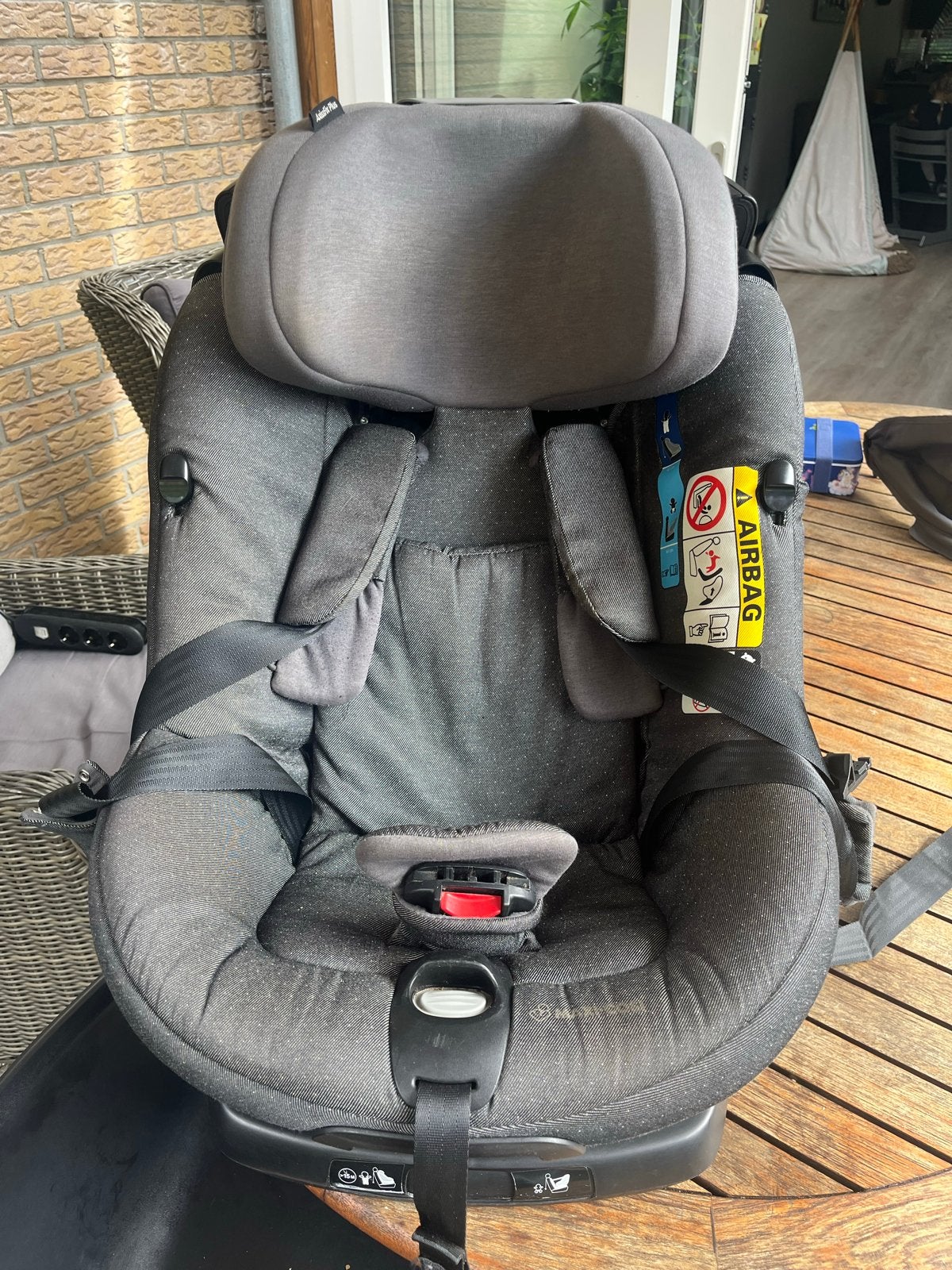 Maxi-Cosi AxissFix i-Size 360 draaibaar autostoeltje, Kinderen en Baby's, Autostoeltjes, Ophalen, Gebruikt, 0 t/m 18 kg, Verstelbare rugleuning