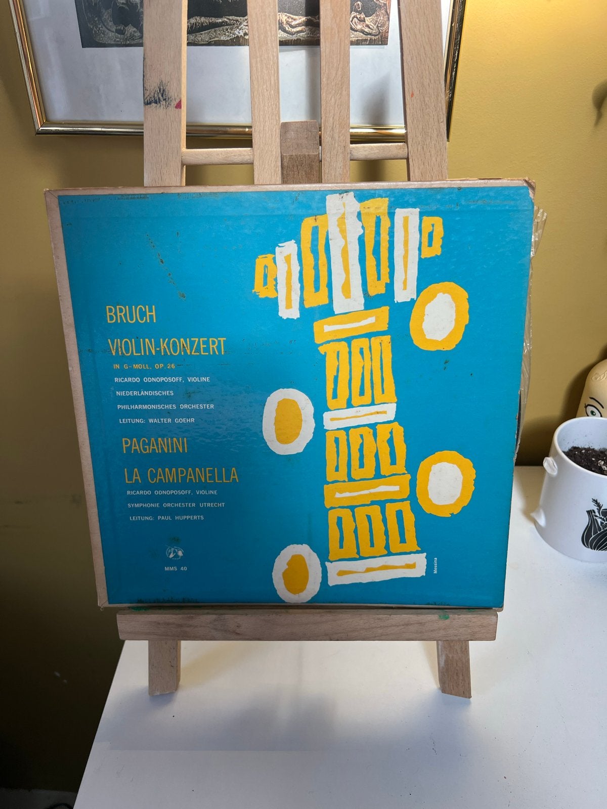 Bruch Vioolconcert & Paganini La Campanella LP (vintage), Gebruikt, Overige componisten, Soloconcert, Ophalen of Verzenden