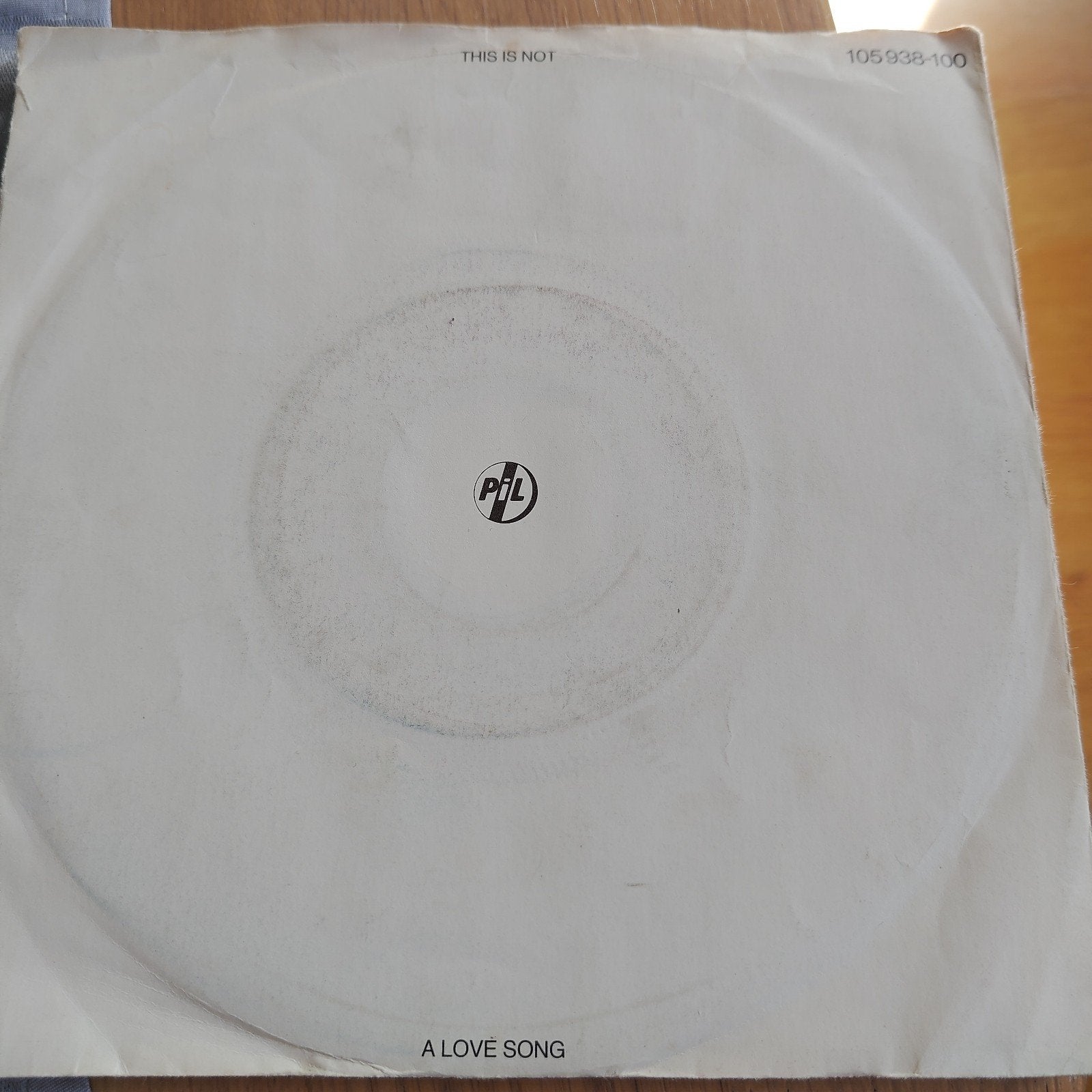 PiL - This Is Not A Love Song (Vinyl Single), Ophalen of Verzenden, Gebruikt, 7 inch, EP