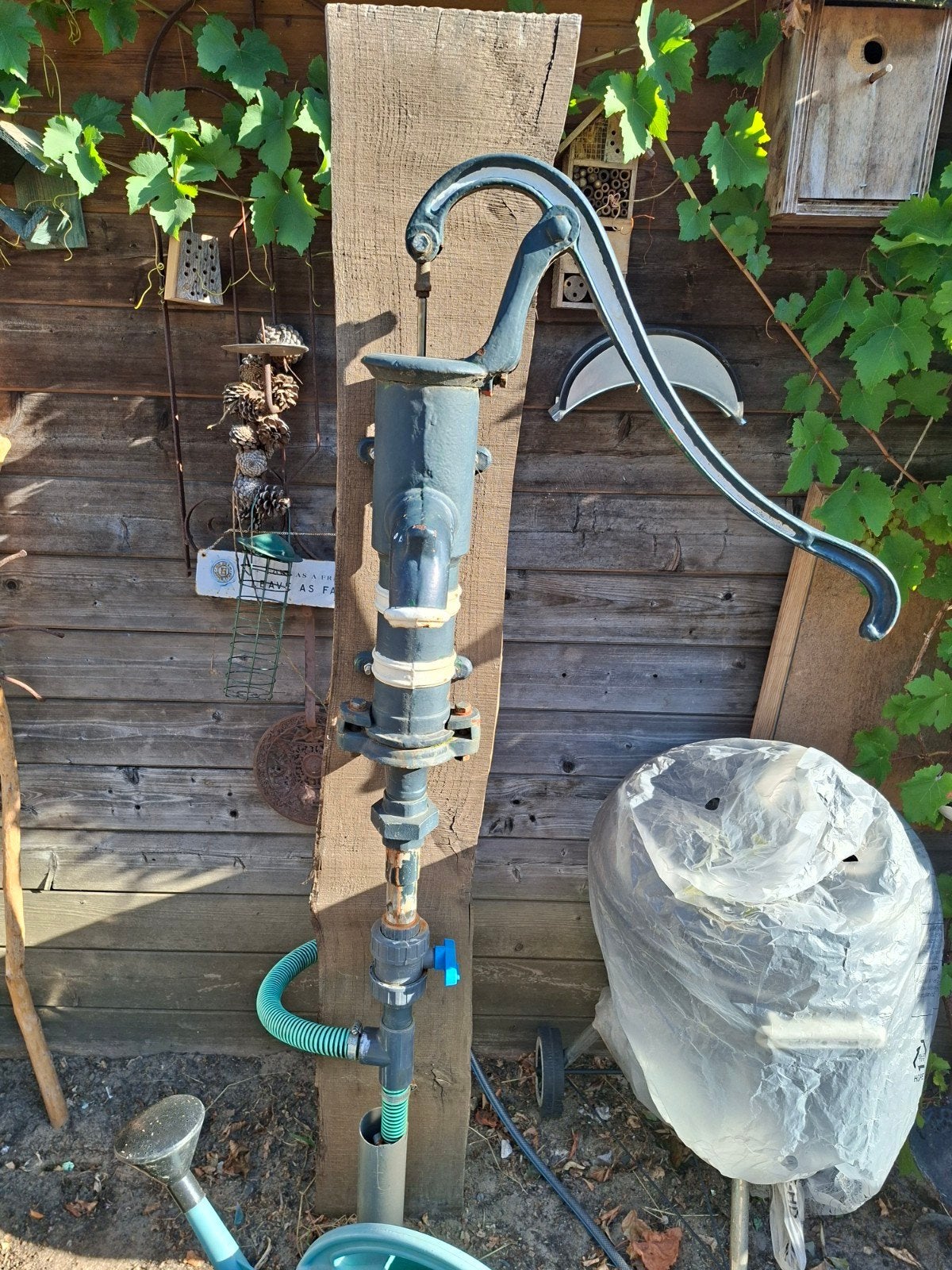 Vintage Handwaterpomp voor Tuin of Decoratie, Tuin en Terras, Ophalen, Gebruikt, Handmatig