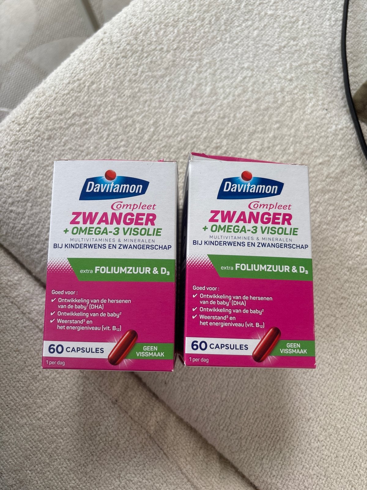 Davitamon Compleet Zwanger + Omega-3 Visolie, Ophalen, Gebruikt, Overige typen