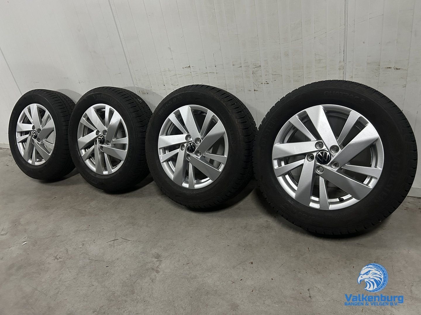 8mm! Originele VW Polo 6 2G AW Ronda 15 inch velgen 5x100 Al, Auto-onderdelen, Banden en Velgen, Gebruikt, 15 inch, -, -