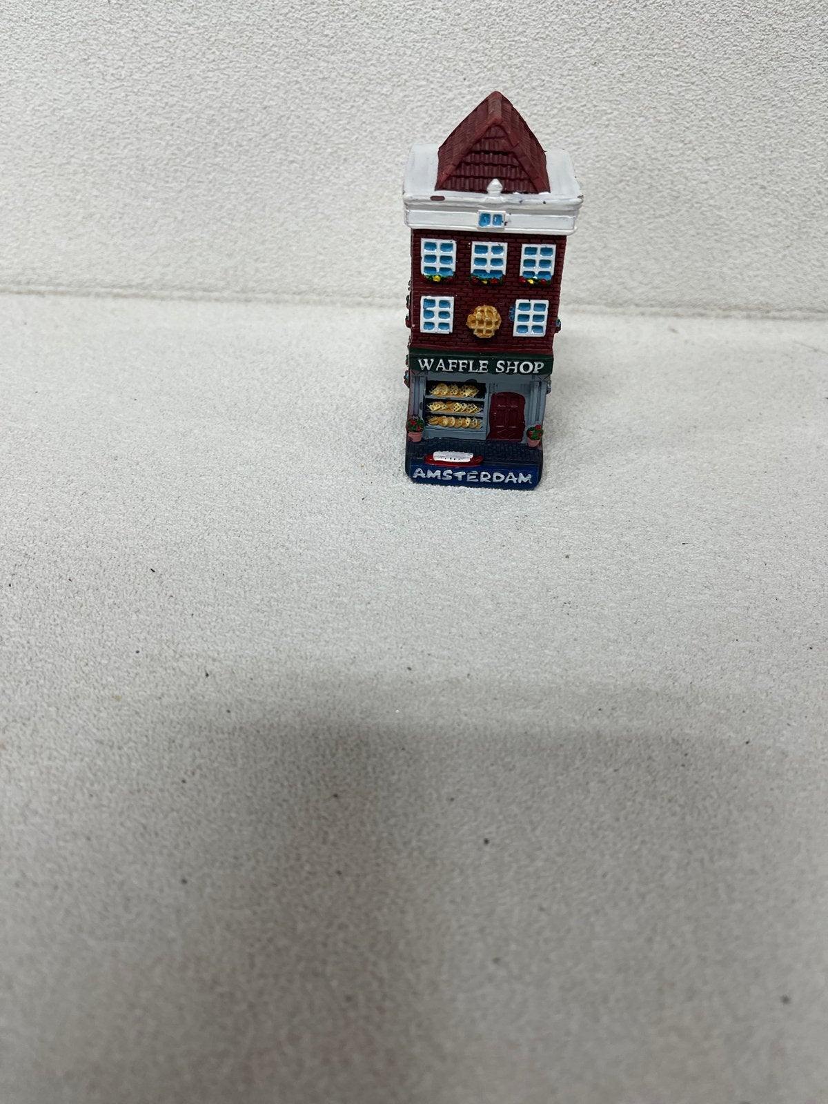 Miniatuur Wafel Huisje Amsterdam - Decoratie, Verzenden, Zo goed als nieuw