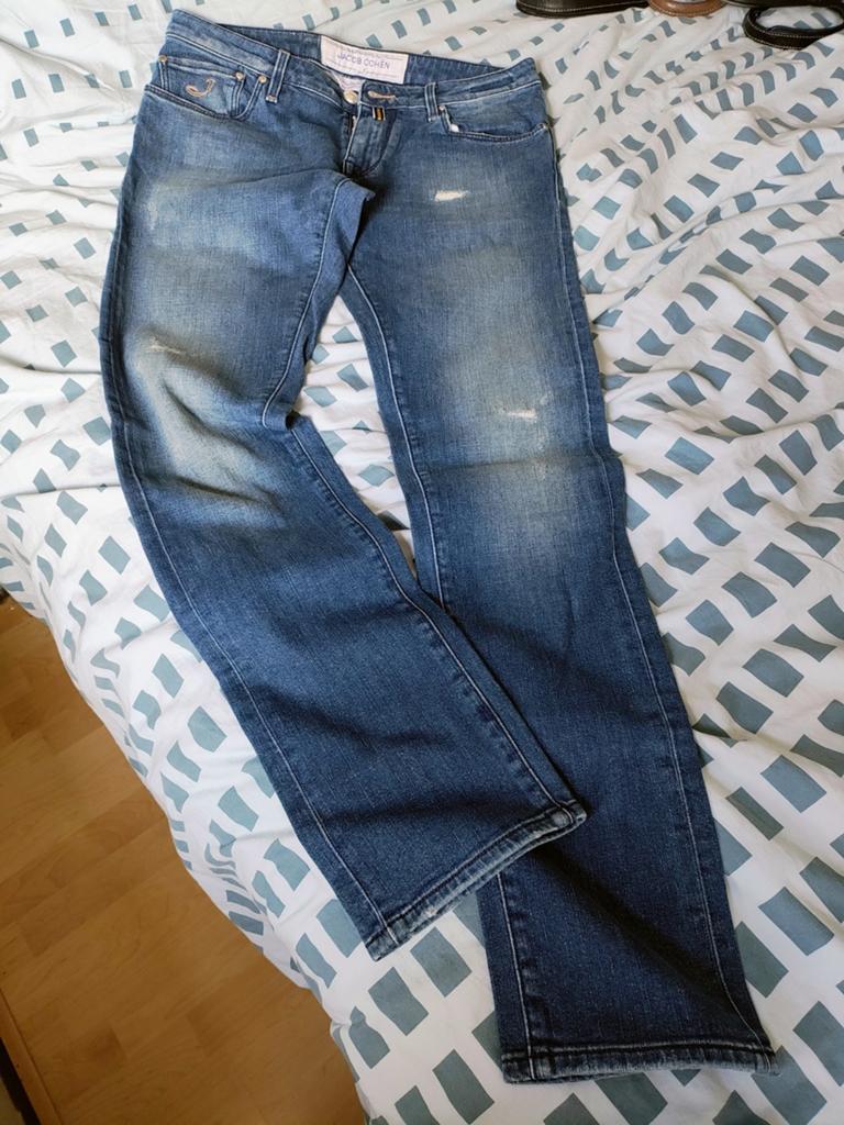 Jacob Cohen jeans, Ophalen of Verzenden, Zo goed als nieuw, Blauw, W33 - W34 (confectie 48/50)
